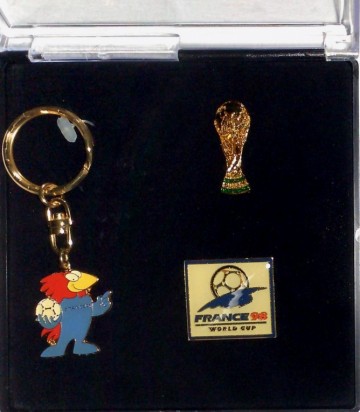 Set van drie memorabilia - WK Frankrijk 1998