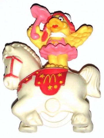 McDonalds - Birdy op circuspaard - Happy Meal Circus 1991