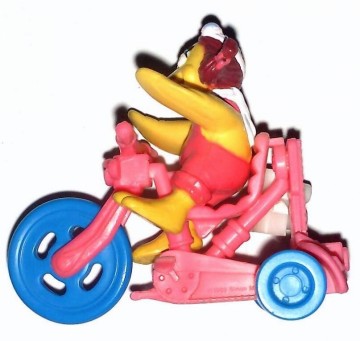 McDonalds - Meisje op roze fiets - Happy Meal Fietspret 1991