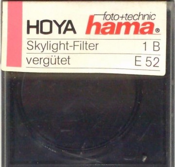 Skylightfilter 1B Hoya - 52 mm