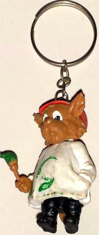 Sleutelhanger Witter Kwast