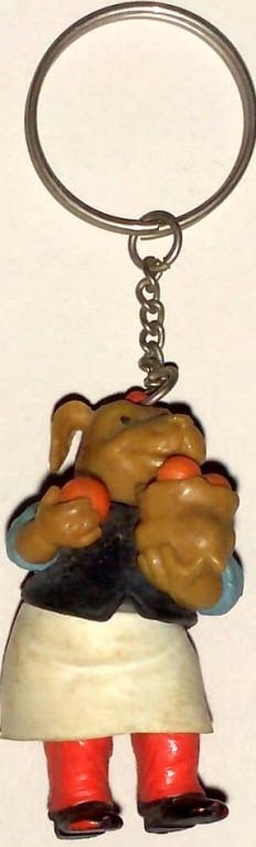 Sleutelhanger Baas Piet Bul, de groenteboer