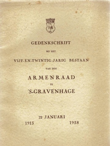 Gedenkschrift bij het vijf-en-twintig-jarig bestaan van de Armenraad te 's-Gravenhage