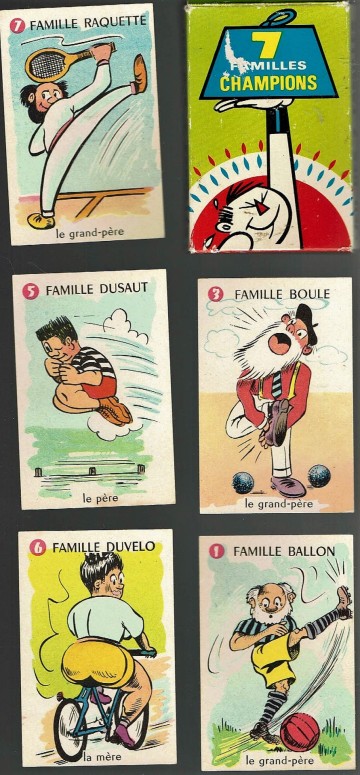 Kaartspel - Jeu des 7 familles - champions