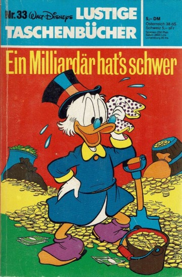 Lustige Taschenbücher - 33. Ein Milliardär hat's schwer - Walt Disney
