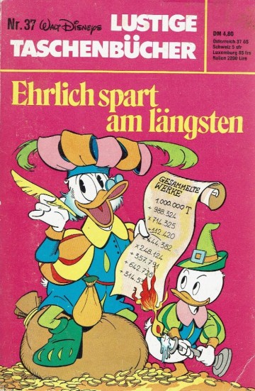 Lustige Taschenbücher - 37. Ehrlich spart am längsten - Walt Disney
