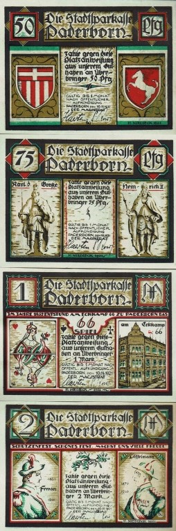 Duitsland - Noodgeld Paderborn 1921