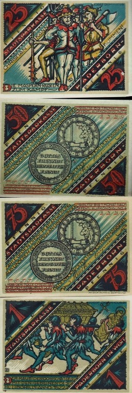 Duitsland - Noodgeld Paderborn 1922