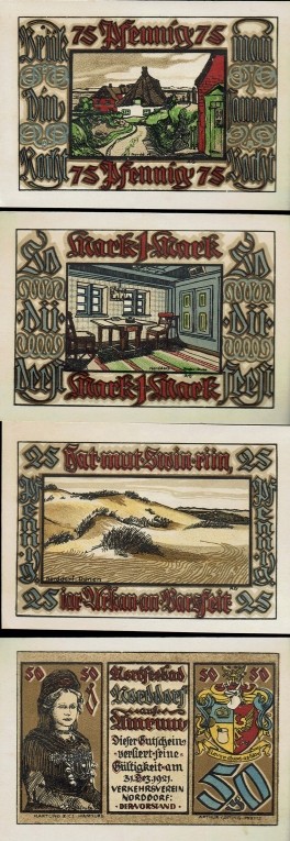 Duitsland - Noodgeld Norddorf 1921