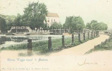 Lochum - Kleine wegje vanaf 't station