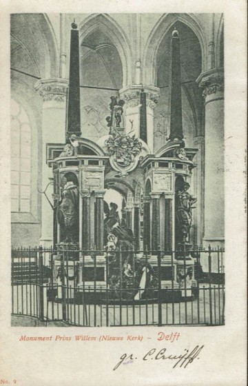 Delft - Monument Prins Willem (Nieuwe Kerk)