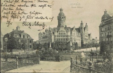 Duitsland: Leipzig - Neues Rathaus