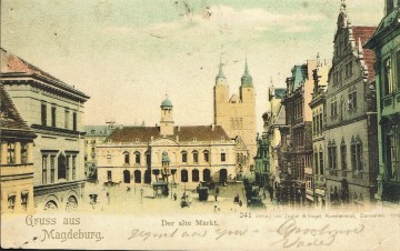 Duitsland: Magdeburg - Der alte Markt