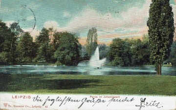 Duitsland: Leipzig - Partie im Johannapark