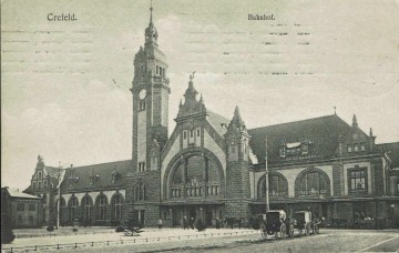 Duitsland: Crefeld (Krefeld) - Bahnhof