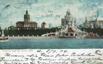Verenigde Staten: St. Louis World Fair 1904 - Das Deutsche Haus / Cascades