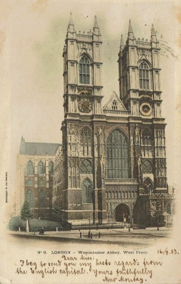 Engeland: Londen - Westminster Abbey, west front
