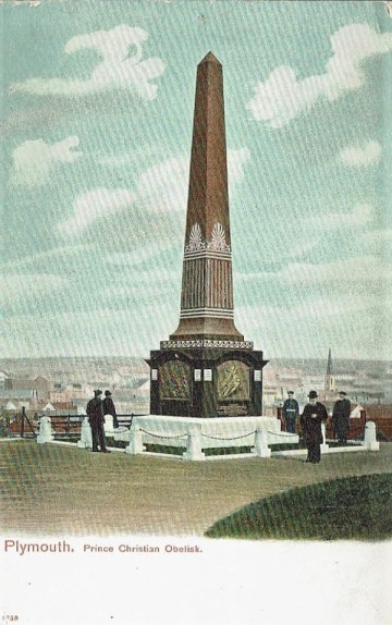 Engeland: Plymouth - Prince Christian Obelisk
