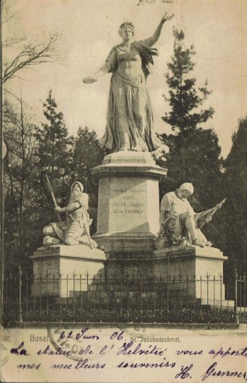 Zwitserland: Basel - St. Jakobsdenkmal