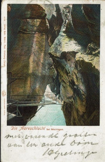 Zwitserland: Meiringen - Aareschlucht