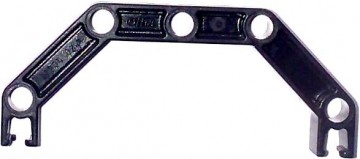 Lego Znap - Boog hoog 70 mm zwart 32206