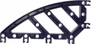 Lego Znap - Boogstuk groot 125 mm zwart 32216