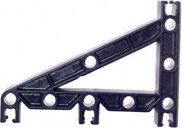 Lego Znap - Draagbalk driehoek 70 mm zwart 32214