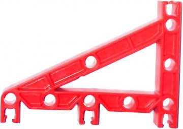 Lego Znap - Draagbalk driehoek 70 mm rood 32214