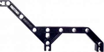 Lego Znap - Draagbalk met knik 125 mm zwart 32208