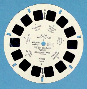 Viewmaster schijf - Vancouver 311-A