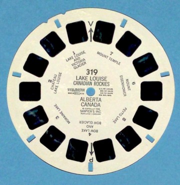 Viewmaster schijf - Lake Louise Cnadian Rockies 319