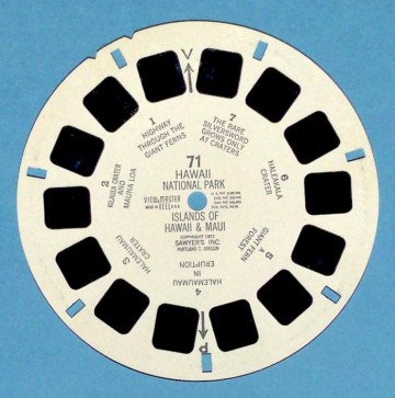 Viewmaster schijf - Hawaii NAtional Park 71