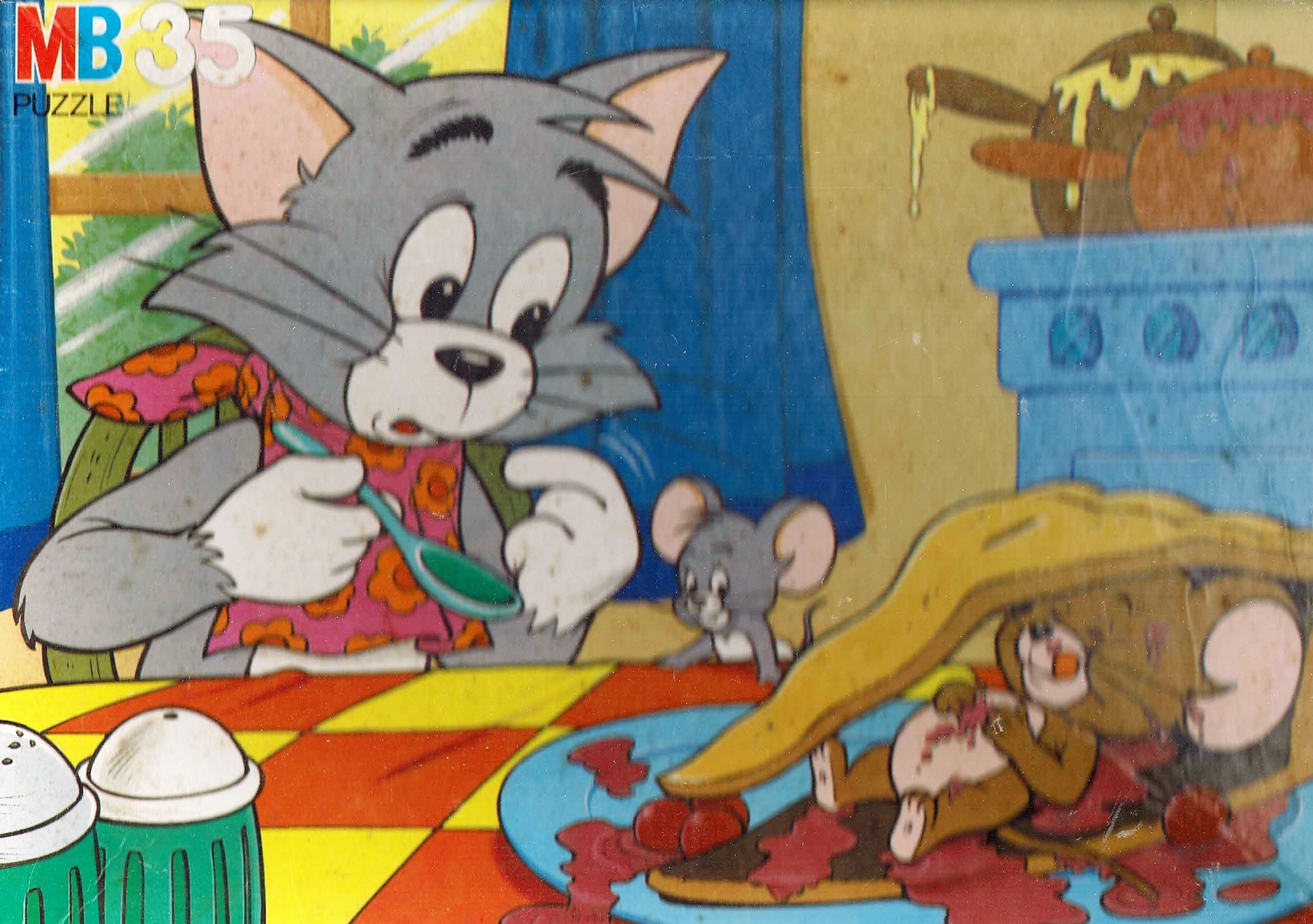 Tom & Jerry puzzel - MB Puzzels -